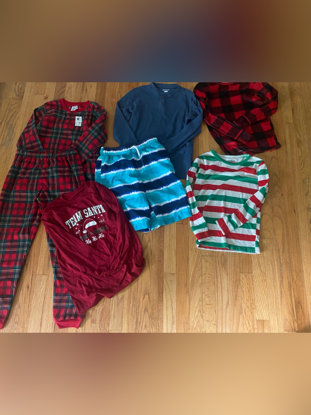 Lot of 7 Boy’s Pj’s & Swim; size 10/12 Large Place Cat & Jack